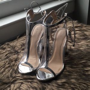 Clear heels